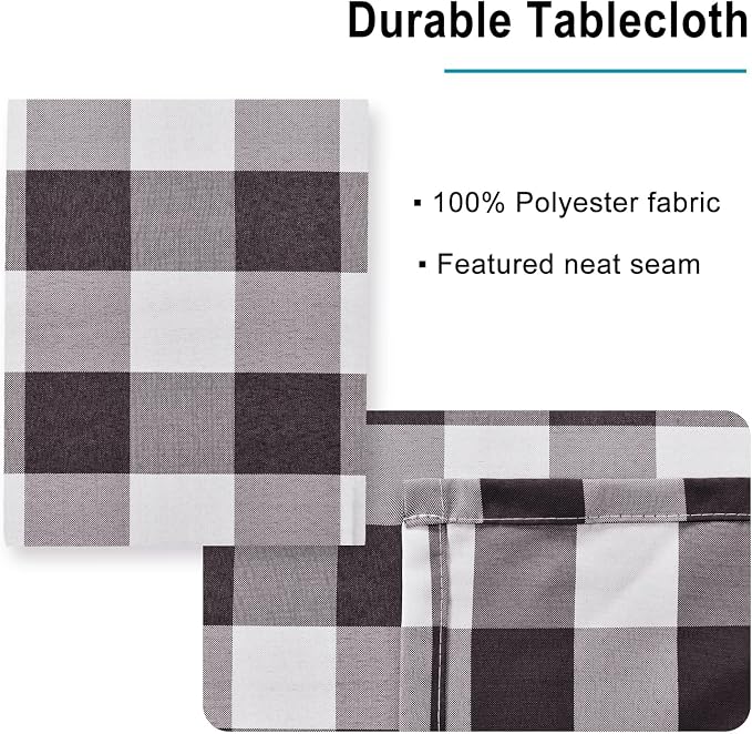 Checkered Tablecloth Rectangle - Image 4