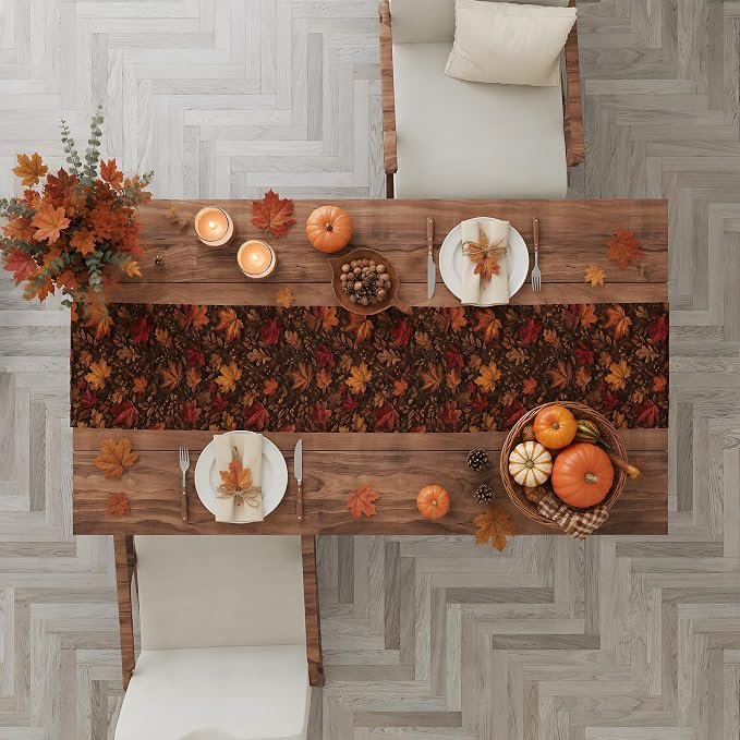Fall Decor - Maple Leaf Fall Table Runner - Image 6