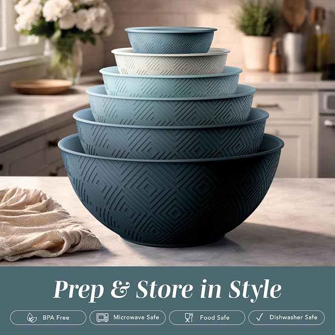 COOK WITH COLOR Mixing Bowls with Lids - Image 3
