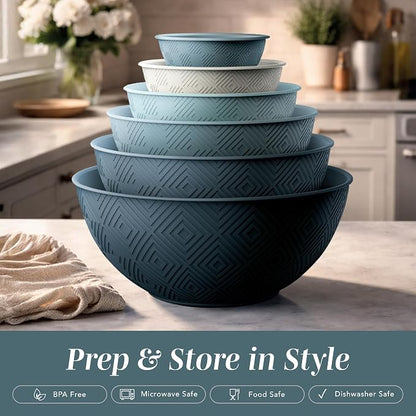 COOK WITH COLOR Mixing Bowls with Lids - Image 3