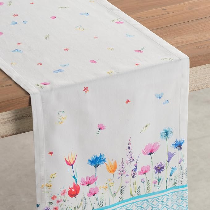 Maison d' Hermine Table Runner 100% Cotton 14.50" x 72" | Table Runners 72 - Image 9