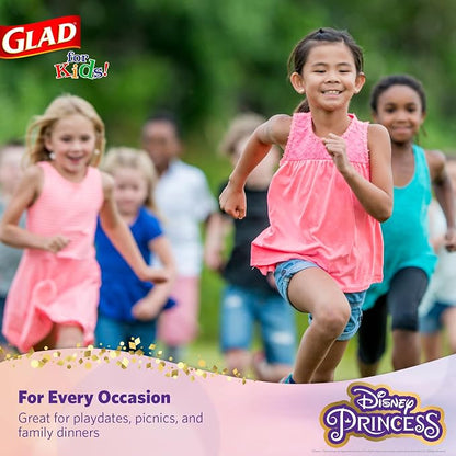 Glad for Kids Disney Princess Kids Disposable Bowls, 12 Oz, 40 Ct | Sturdy - Image 5