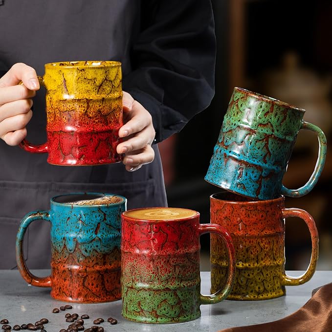 Coffee Mug, 20 Oz Coffee Cups Ceramic Tea Cup Large Coffee Mug - Image 2