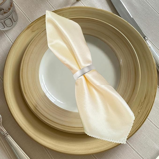 10 Pcs Silver Napkin Rings - Image 4