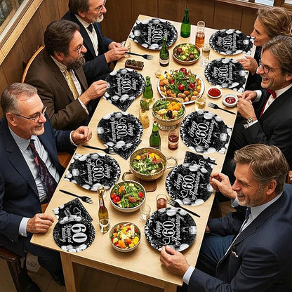 Greencian 96Pcs 60th Wedding Anniversary Decorations, Serves 24 | Anniversary - Image 7