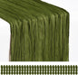 Showgeous 30 Pack Olive Green Cheesecloth Table Runner, 17 x 108 Inches | Boho by Showgeous