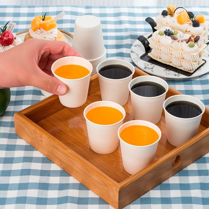 METAPRINT 3000 Count 3 oz Small Paper Cups, Bathroom Paper Cups, Mouthwash Cups - Image 8