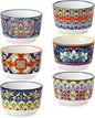 vancasso 4 Oz Ramekins Oven Safe Set of 6, Ceramic Baking Souffle Dishes | by vancasso