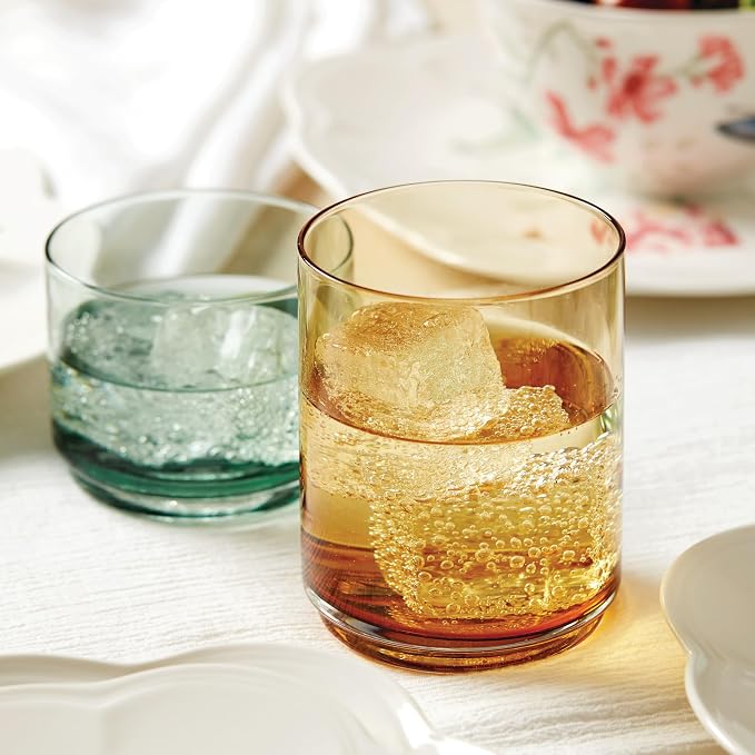 Lenox Tuscany Classics Stackable Drinkware, Dishwasher Safe, Short Glasses - Image 3