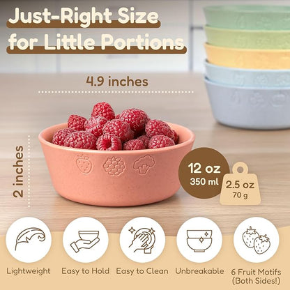 FOODLE Wheat Straw Kids Bowls - Image 2