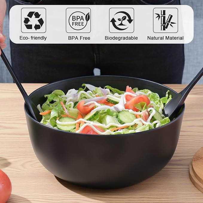 GEHE Bamboo Fiber Salad Bowl - Image 2