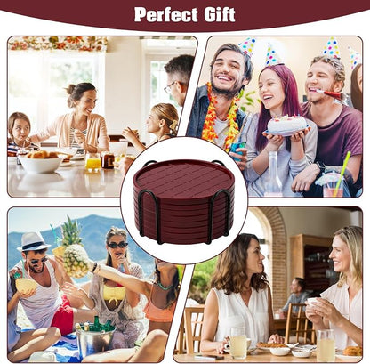 Coasters Set of 6, Hot or Cold Drink Coasters - Image 6