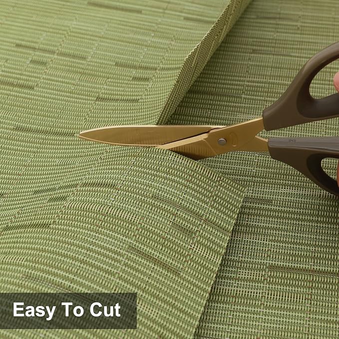 Table Runner 55 Inches Long, Vinyl Woven Heatproof Table Runners | Washable - Image 7