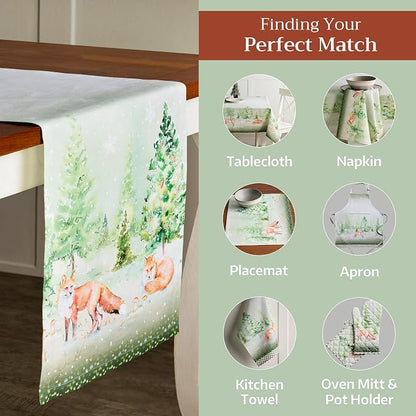 Maison d' Hermine Table Runner 100% Cotton 14.50" x 108" | Table Runners 108 - Image 5