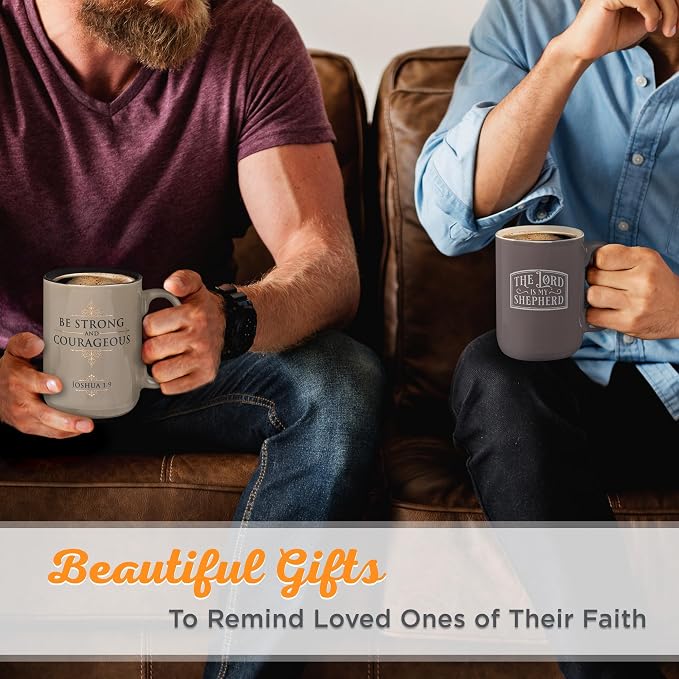 Christian Art Gifts Inspirational Scripture Large Ceramic Coffee & Tea Mug - Image 6