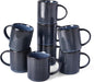 famiware Coffee Mug Set for 8, Star 16 oz Catering Mugs Cup Set by Famiware