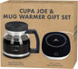 Funwares Cupa Joe Gift Set, 20 oz Glass Coffee Mug + Electric Mug Warmer | by Funwares