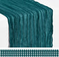 Showgeous 30 Pack Teal Cheesecloth Table Runner, 17 x 108 Inches | Boho by Showgeous