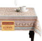 Maison d' Hermine Table Cloth Rectangle Table 100% Cotton 70 x 90 Inches Fall Tablecloth Reusable Everyday Use for Thanksgiving Christmas Decorations Dining Farmhouse Party (Nila)