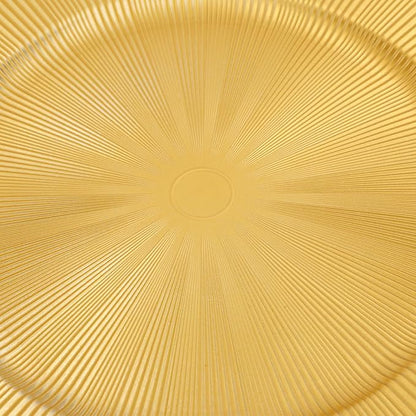 50 Pcs Charger Plates Set, Round Charger Plates, Reusable Serving Plates Embossed Rim Plastic Chargers Plate Decorative Round Plate Chargers for Dinner Plate Table Wedding Shower Decoration