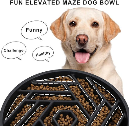 TOBYTO Slow Feeder Dog Bowls Large Medium Breed, Anti-Choking Slow Eating Dog - Image 3