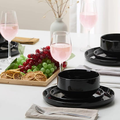 Ceramic Dinnerware Set, 12-Piece Service - Image 3