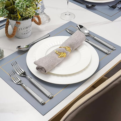 60-Piece 18/10 Heavy Duty Flatware Set for 12, High End Thick Handle Silverware Set, Luxury Forged Design, Dishwasher Safe