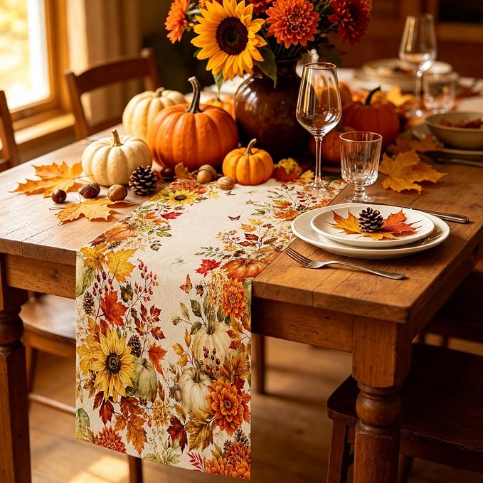 Fall Table Runner 13×72 in - Image 6