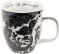 Karma Gifts 14 oz Black and White Boho Mug Mermaid by KarmaGifts