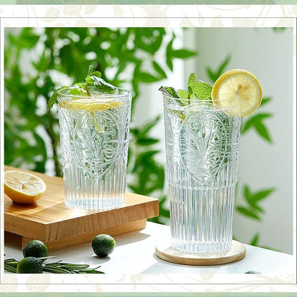 Wiwiqing 20oz Vintage Plastic Ribbed Tumblers Set of 24, Baby Shower, Birthday - Image 4