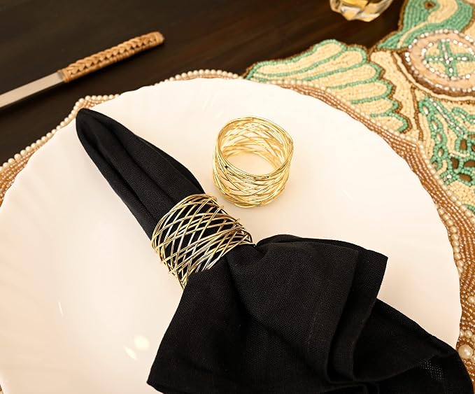 12-Piece Napkin Rings - Image 4