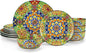 vancasso 12 Pieces Dinnerware Sets, Porcelain Dishes Set by vancasso