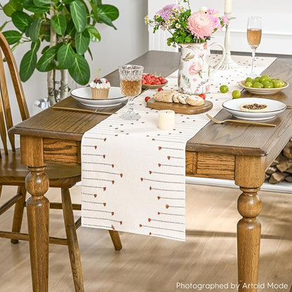 Artoid Mode Caramel Boho Table Runner - Image 4