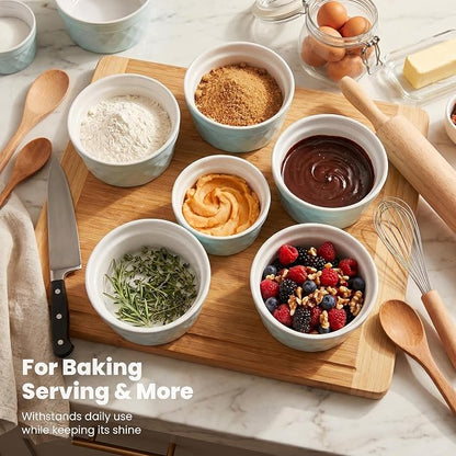 8 oz Ramekins, Suitable for Use in the Oven and Dishwasher | The stackable - Image 4