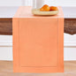 Solino Home Linen Coral Hemstitch Table Runner 36 Inches - 100% Pure Linen Small Table Runner 14 x 36 Inch Ideal for Dresser and Coffee Tables, Valentines, Spring, Easter - Classic Hemstitch