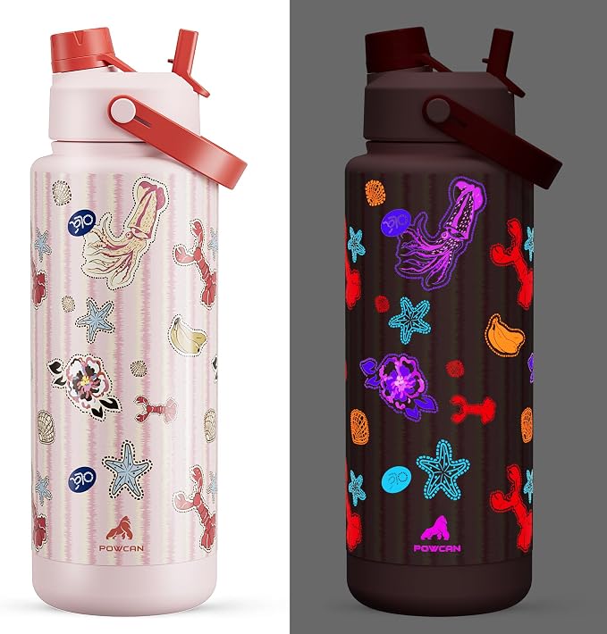 POWCAN 40 oz Insulated Water Bottle by POWCAN
