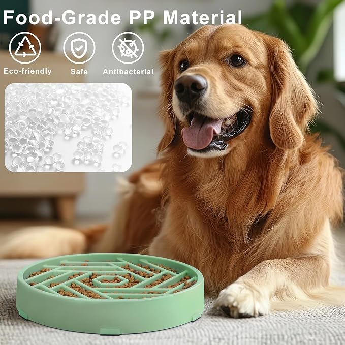 TOBYTO Slow Feeder Dog Bowls Large Medium Breed, Anti-Choking Slow Eating Dog - Image 2