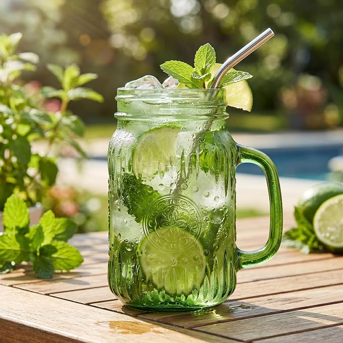SUT Mason Jar Drinking Glasses - Image 5
