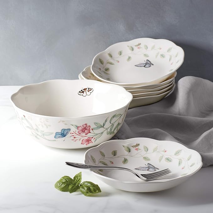 Lenox 6437719 Butterfly Meadow 7-Piece Bowl Set - Image 9