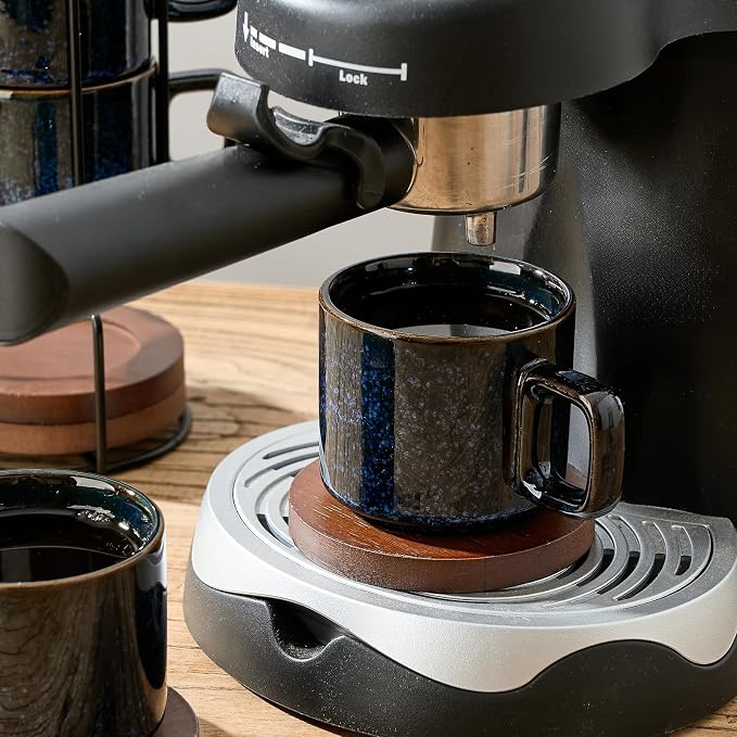 LUKA Porcelain Stackable Espresso Cups - Image 7