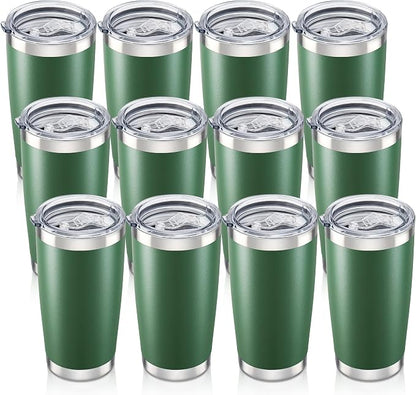 20 oz Tumbler with Lid Stainless Steel Insulated Tumblers Bulk Cups Mug | by Orebigo