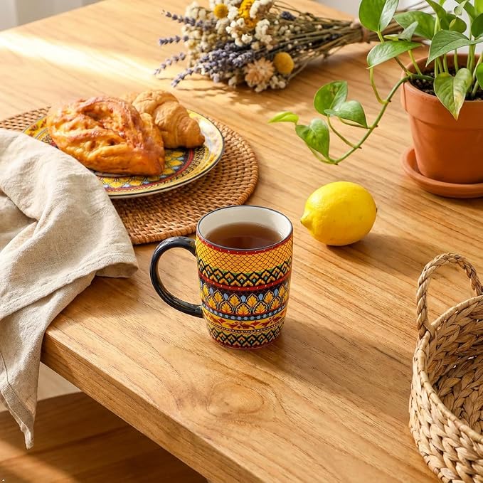 glowworm Ceramic Coffee Mugs Set of 6, 16 oz Mug - Image 4
