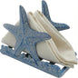 Comfy Hour Under The Sea Collection Cast Iron Starfish Napkin Holder, Kitchen, Table, Desk Uses, Blue