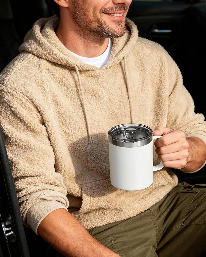 8 Pack 12oz Insulated Coffee Mug - Image 4