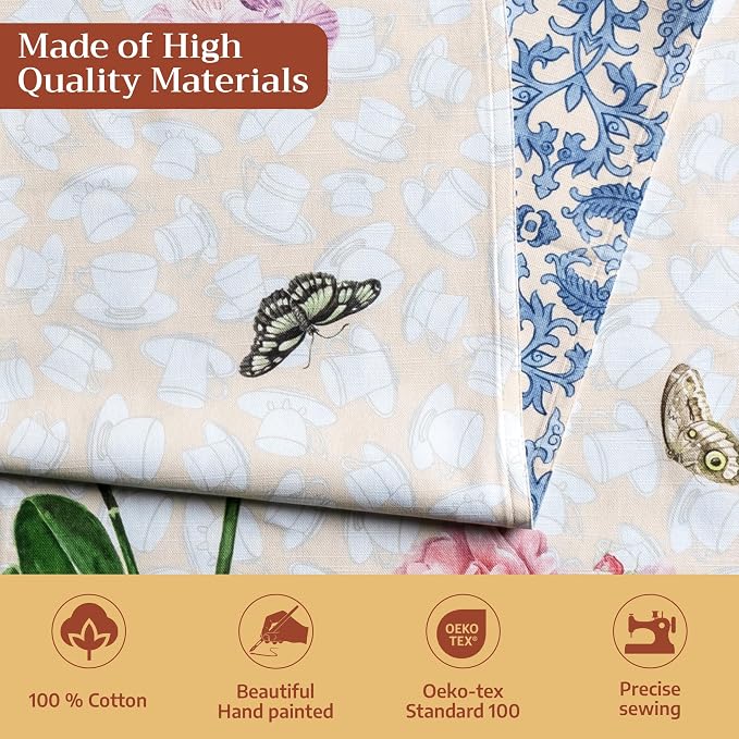 Maison d' Hermine Table Runner 100% Cotton 14.50" x 72" | Table Runners 72 - Image 3