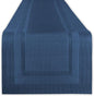 DII PVC Tabletop Collection Woven Indoor/Outdoor, Table Runner, Nautical Blue by DII