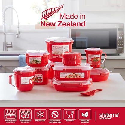 Sistema Microwave Containers | Soup Mug, Porridge Bowl & Noodle Bowl | Food - Image 6