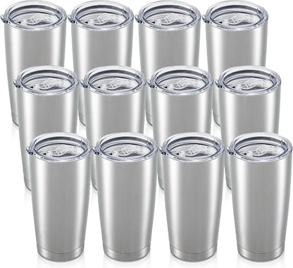 20 oz Tumbler with Lid Stainless Steel Insulated Tumblers Bulk Cups Mug | by Orebigo