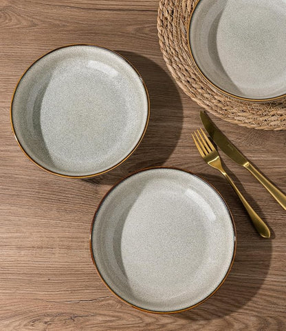 AmorArc 8.5’’ Ceramic Pasta Bowls Set of 6, 36oz Large Stoneware Bowls Set | - Image 2