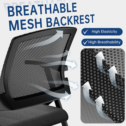 2 Pack Folding Office Chair - Image 5
